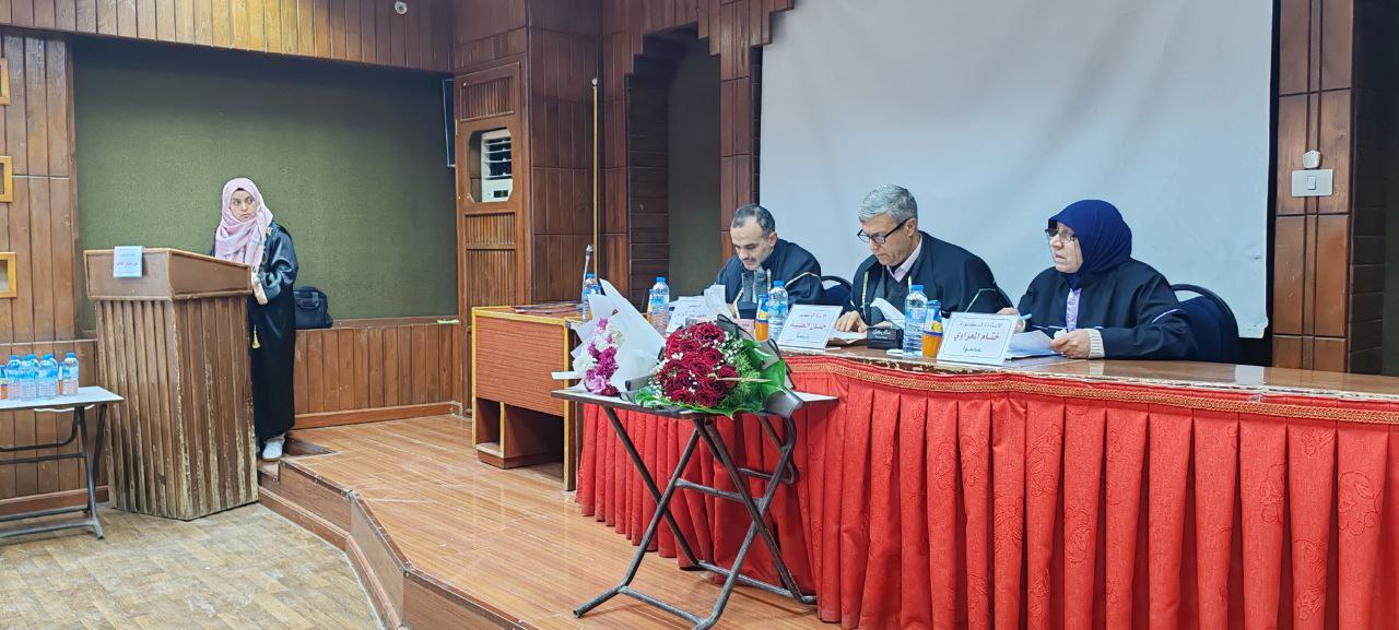 مناقشة رسالة ماجستير في علوم طب الأسنان – اختصاص مداواة الأسنان بجامعة حماة